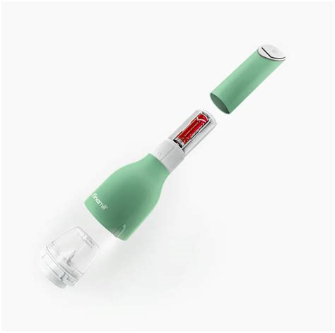 FinaMill Battery Operated Pepper Mill & Spice Grinder - All in One - Sage Gloss