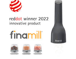 FinaMill - Pepper Mill & Spice Grinder - All in One - Matte Black
