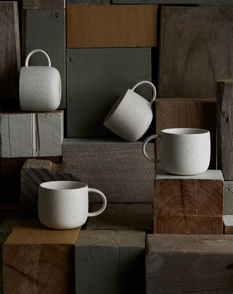 Stoneware My Mug (4pk) - Limestone - Robert Gordon - 350ml Capacity