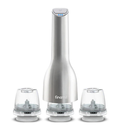 FinaMill - Pepper Mill & Spice Grinder - All in One - Stainless Steel