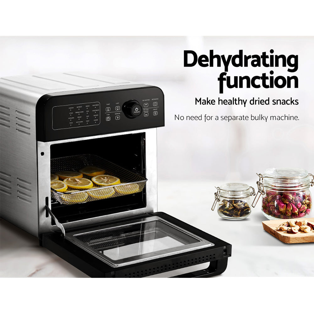 Devanti Air Fryer 18L Fryers Oil Free Oven - 16 Preset Functions
