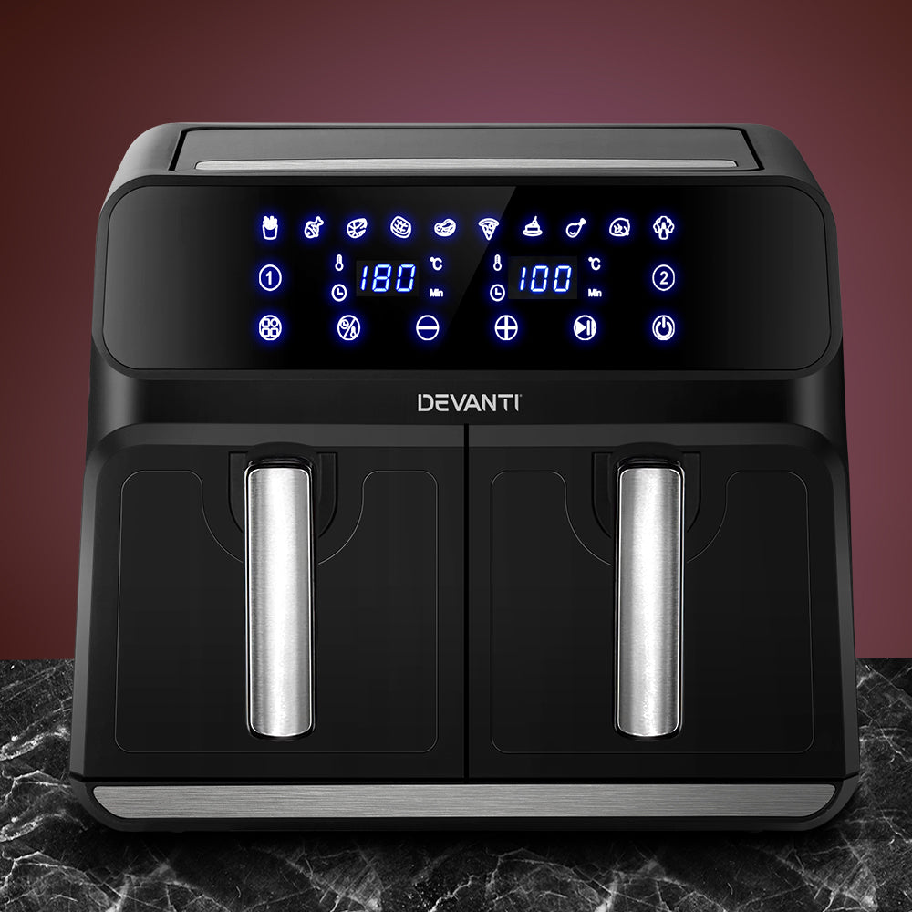 Devanti Air Fryer 8L LCD Healthy Cooker