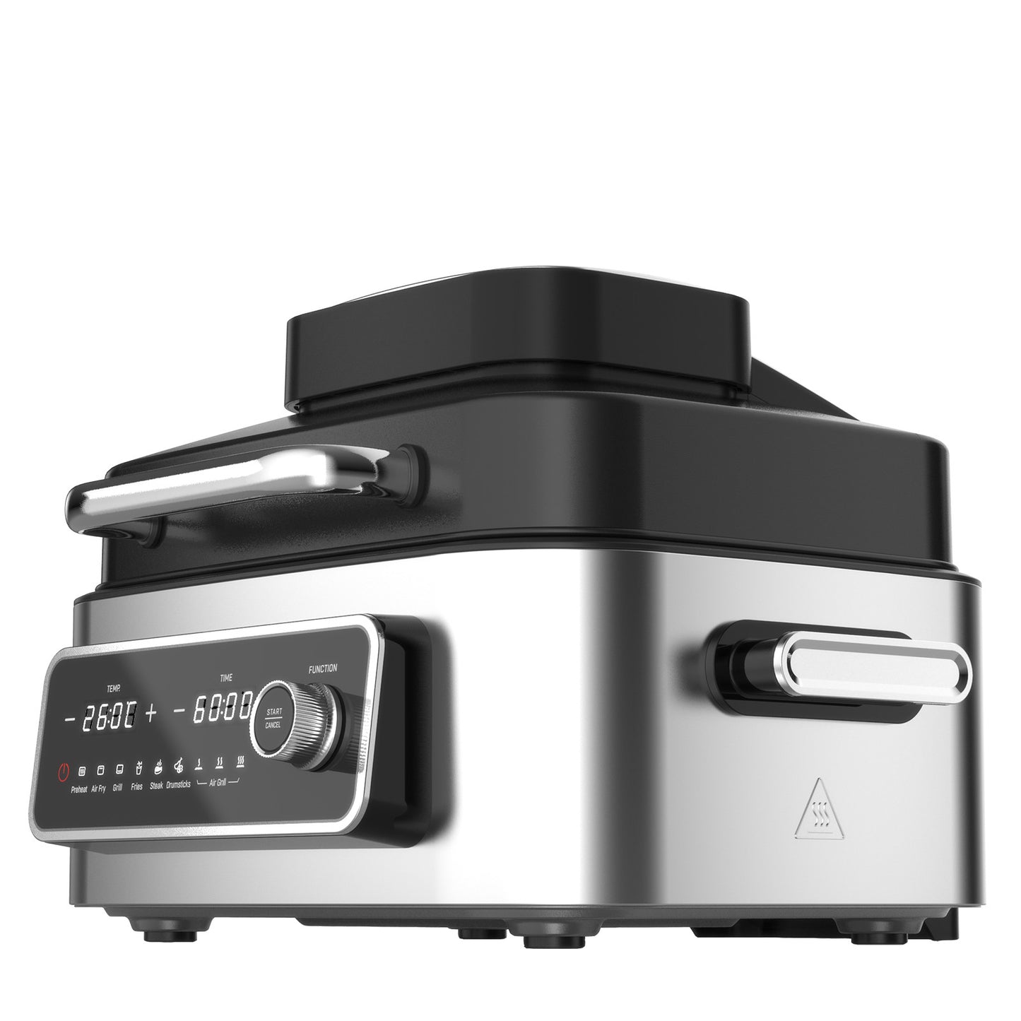 Kitchen Couture Top Loading Air Grill Family XL Air Fryer Stainless Steel - Silver