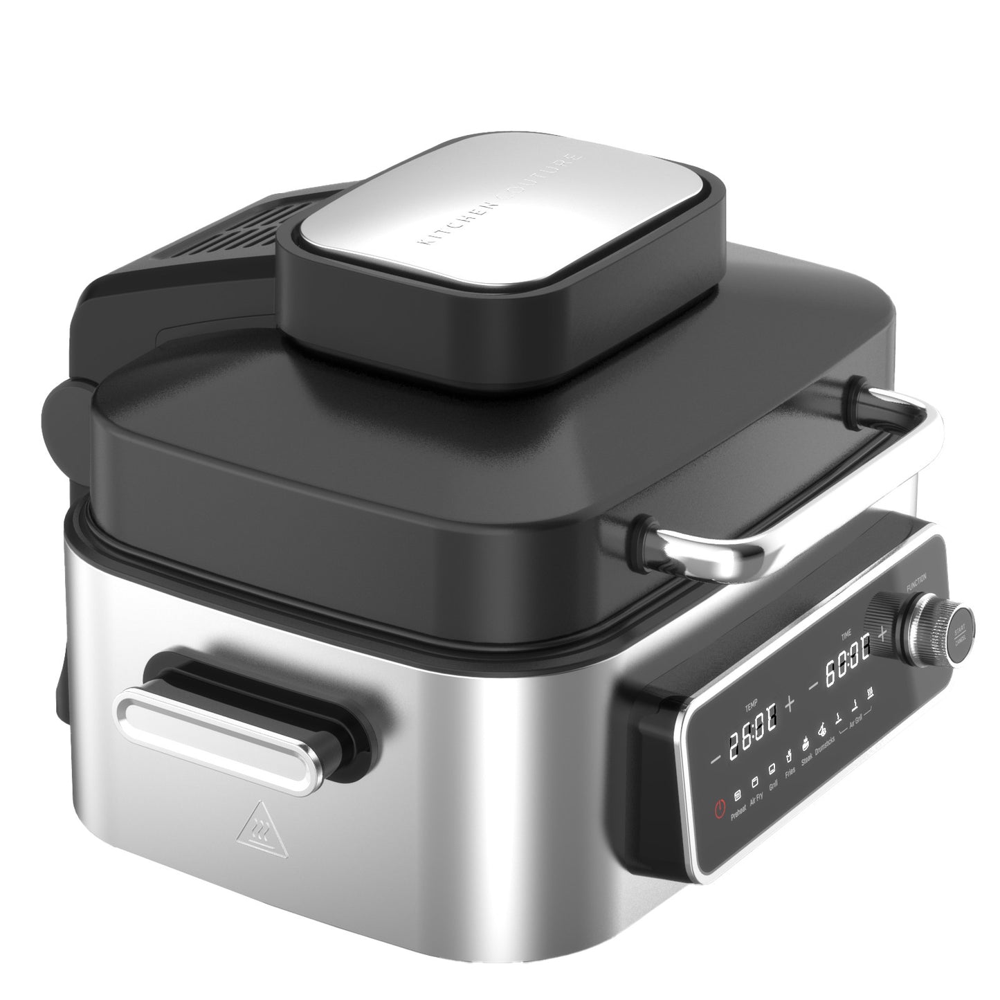 Kitchen Couture Top Loading Air Grill Family XL Air Fryer Stainless Steel - Silver