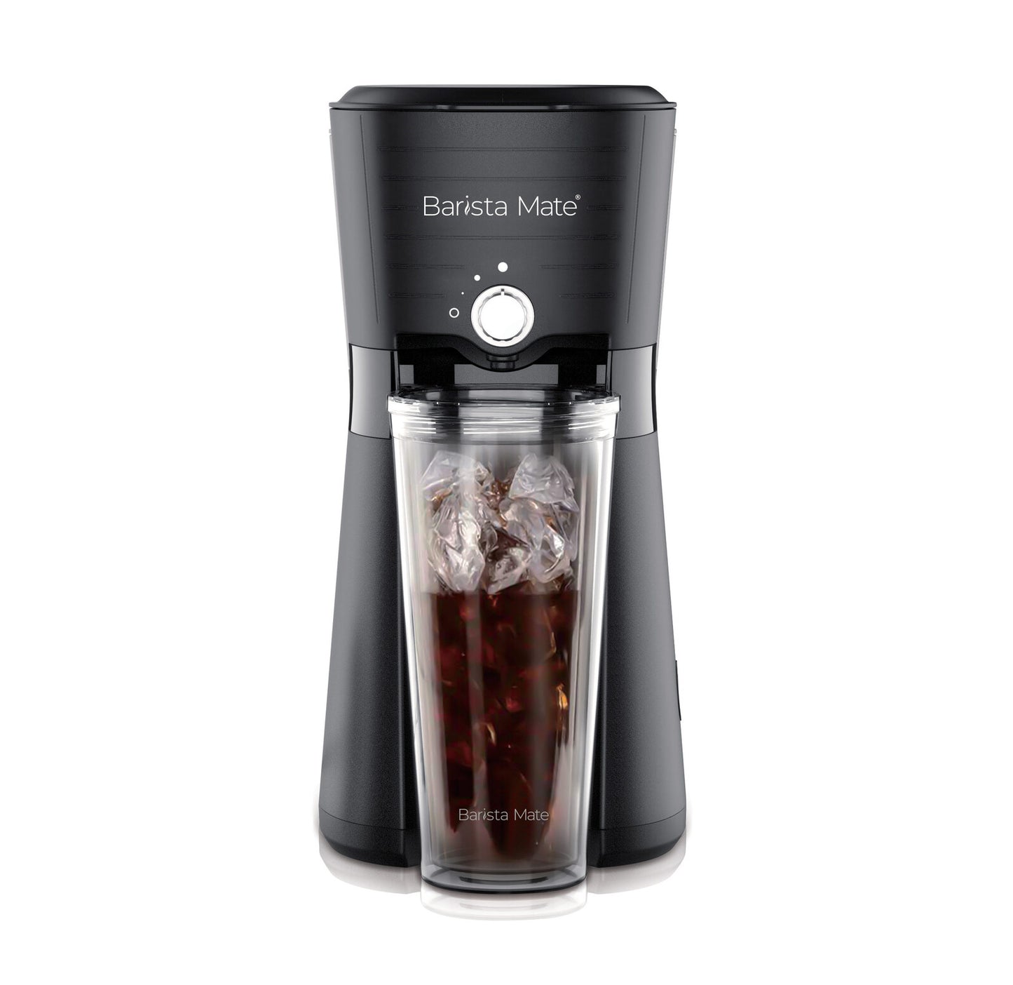 Barista Mate Iced Coffee Maker w/ 650ml Reusable Tumbler & Straw Included