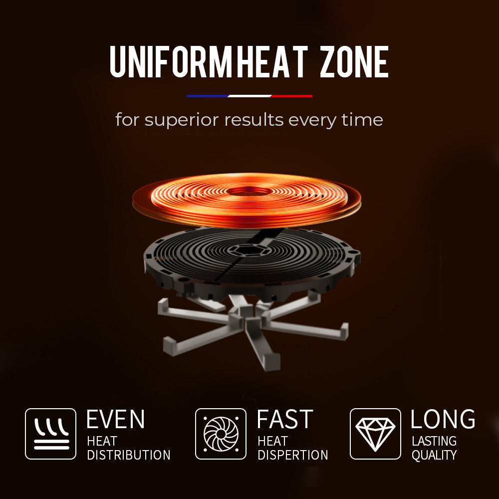 EuroChef Electric Induction Portable Cooktop Ceramic Hot Plate Kitchen Cooker 10AMP