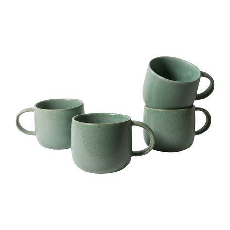 Stoneware My Mug (4pk) - Jade - Robert Gordon - 350ml Capacity