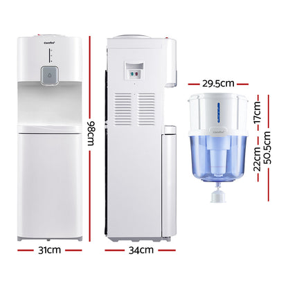 Comfee Water Cooler Dispenser Stand Chiller Cold Hot 15L Purifier Bottle Filter