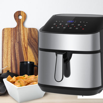 Kitchen Couture 11.5 Litre Air Fryer Multifunctional LCD Digital Display - Silver