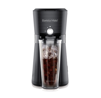 Barista Mate Iced Coffee Maker w/ 650ml Reusable Tumbler & Straw Included