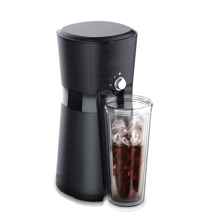 Barista Mate Iced Coffee Maker w/ 650ml Reusable Tumbler & Straw Included