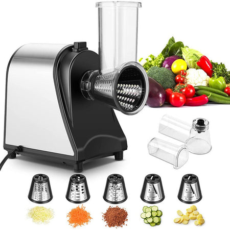 Fetcoi, Electric Rotary Food Chopper Grater Vegetable Processor