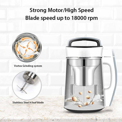 Electric Soy Bean Milk and Soup Maker Machine -Automatic Soya Almond Nut Blender